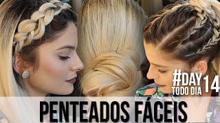 3 penteados fÃ¡ceis para fazer com uma amiga [upl. by Lorens]