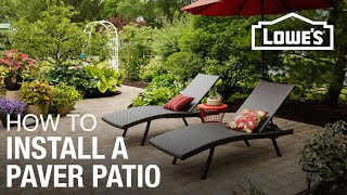 How To Design and Install A Paver Patio [upl. by Eidnim48]