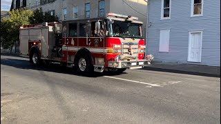 Allentown fire department engine 4 responding [upl. by Fiorenze]