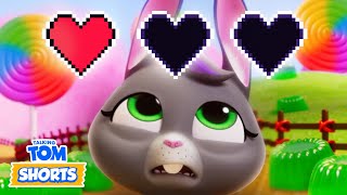 👾 Gamers in Candy Universe 🍭 Talking Tom Shorts Compilation [upl. by Tito11]