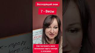 Восходящие Весы Разбор натальной карты для начинающих [upl. by Jelena]