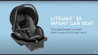 Evenflo LiteMax 35 Infant Car Seat [upl. by Yllrebmik]