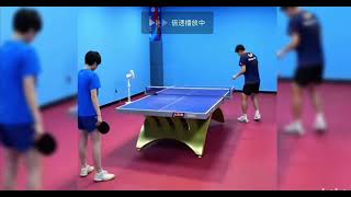 Zhang Jike vs Girl 2024 [upl. by Jessamyn]