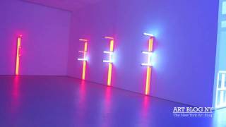 Dan Flavin at David Zwirner Gallery Fall 2009 [upl. by Ahtiekal]