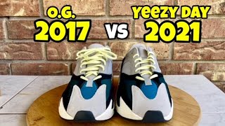 Yeezy 700 “Wave Runner” Comparison 2017 vs 2021 [upl. by Slorac]