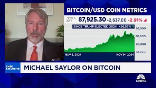 Were going to see a lot more proBitcoin policies says MicroStrategys Michael Saylor [upl. by Esteban]