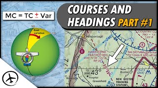 True and Magnetic Course  Courses and Headings in Navigation Part 12 [upl. by Emeric]