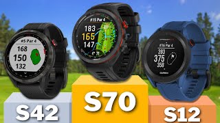 The COMPLETE 2024 Garmin Golf Watch Review  S12 S42 amp S70 Compilation [upl. by Noit]