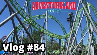 Iowas Largest Amusement Park Adventureland Vlog 84 62924 [upl. by Esdnyl]