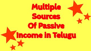 Multiple Sources of Passive Income Affirmations in Telugu  Money Affirmations  Listen Every Day [upl. by Ynnaf]