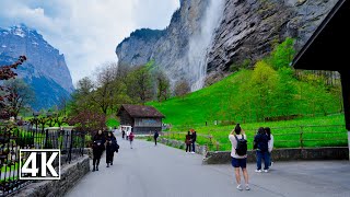 Spring in Switzerland 🇨🇭 Lauterbrunnen Valley [upl. by Ymmat]