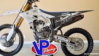 2018 RMZ450 Pro Circuit Pipe Warm Up [upl. by Lisk]