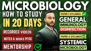 Microbiology in 20 day  How to study microbiology in second year MBBS Microbiology important topics [upl. by Ahidam]