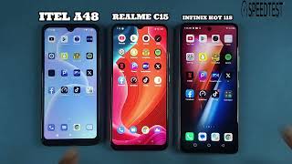 Itel A48  Realme C15  Infinix Hot 11s  Speed Test  Comparison  2024 [upl. by Amling]