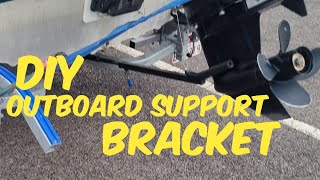 Diy outboard trailer bracket modifications [upl. by Celia]