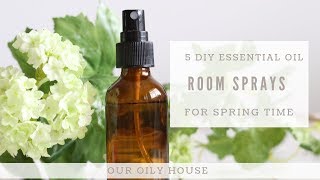 DIY Essential Oil Room Sprays for Spring [upl. by Maurizia768]