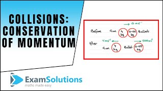 Collisions  Conservation of Momentum  A bullet being fired from a gun [upl. by Alasteir633]