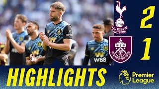 Burnley Relegated To The Championship  Tottenham 21 Burnley  Highlights [upl. by Venetis]