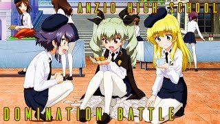 ITALIAN FASCISM RISES AGAIN  ANZIO HIGH DOMINATION BATTLE  GIRLS UND PANZER DREAM TANK MATCH [upl. by Wileen]