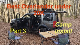 Best Overlander Full Option under 20K  Camp Install  Discovery 3 [upl. by Beard555]