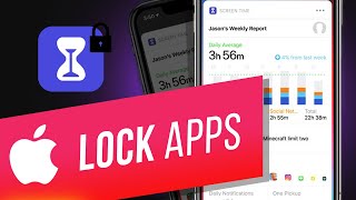 How to Passcode Lock an App with Screen Time on iPhone amp iPad [upl. by Adnana]