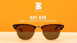 RayBan RB3016 Clubmaster Polarized 99058 Sunglasses Review [upl. by Ecyob]