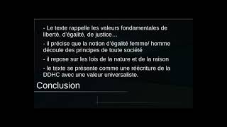 Articles 1 à 7 Olympe de Gouges [upl. by Esinaej]