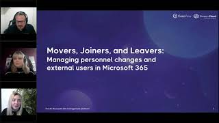 Movers Joiners and Leavers Managing personnel changes and external users in Microsoft 365 [upl. by Elleined764]