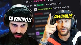 NEYMAR FOI BANIDO DA LIVE DO DEFANTE PIORES CLIPES 2  Cortes do Defante [upl. by Akla]