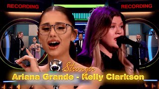 Origianl vs Cover 🧛‍♂️ Ariana Grande vs Kelly Clarkson Stronger [upl. by Iatnohs]