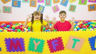 Diana et Roma présentent à Oliver l’ABC et autres vidéos éducatives pour les enfants [upl. by Mackoff]