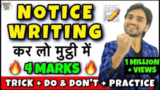 Notice Writing  Notice Writing Format  Notice Writing in Hindi  Class 101112678  In English [upl. by Ardis344]