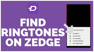 How to Find Ringtones on Zedge App  Ringtones on Zedge Application [upl. by Winston]