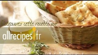 Recette pour faire une fougasse au romarin [upl. by Nannaihr]