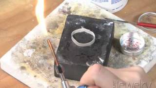 Art Jewelry  Making a bezel part 2 [upl. by Bresee]