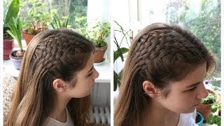 Side basket weave tutorial  HairAndNailsInspiration [upl. by Prescott]