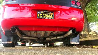 BEST SOUNDING V6 CHARGER EXHAUST 35 COLD START AND REVS [upl. by Ecaidnac]