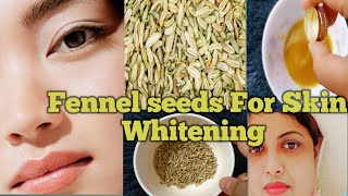 Fennel Seeds For Skin Whitening  Skin Glowing Face Serum  Summer Skincare [upl. by Llehcnom82]