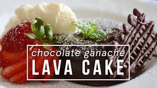 Chocolate Ganache Lava Cake  In a Nutshell Food [upl. by Awjan]