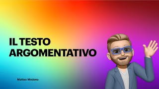 Testo argomentativo [upl. by Gertrudis]