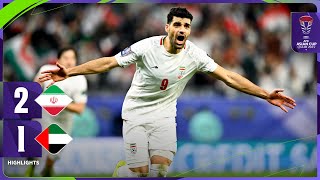 AsianCup2023  Group C  Islamic Republic Of Iran 2  1 United Arab Emirates [upl. by Adachi]