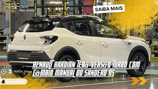 🟢 Renault Kardian terá versão turbo com câmbio manual do Sandero RS [upl. by Ilah315]