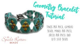 Geometry Bracelet Tutorial [upl. by Winograd480]