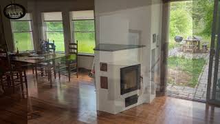 Peninsula Style Maine Masonry Heater Build [upl. by Wendelin]