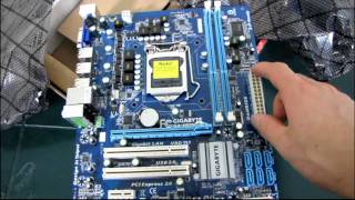 Gigabyte H55MS2 H55 Core i3 DDR3 Motherboard Unboxing amp First Look Linus Tech Tips [upl. by Tracee]