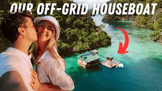 Living on a Houseboat in the Philippines Our families hidden offgrid home [upl. by Airtened]