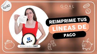 ¿Cómo reimprimir tu línea de pago y generar una nueva TUTORIAL 2024 [upl. by Eadahc]