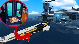 OUR PLANE SPLIT IN HALF Stormworks Multiplayer Gameplay Roleplay Sinking Ship amp Plane Survival [upl. by Yhtomiht591]