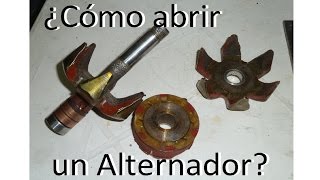 Cómo Abrir el Rotor de un Alternador [upl. by Orose316]