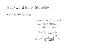 Numerical Analysis  Stability Conditions [upl. by Draper]